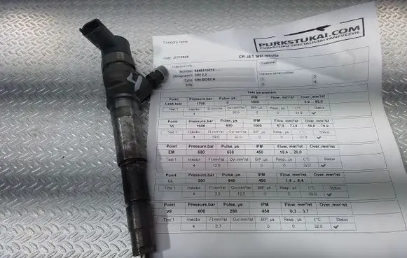 Opel Movano B Fuel injector 0445110273