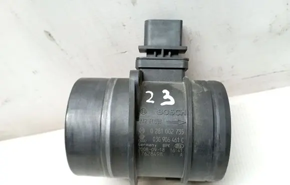 Volkswagen Golf VI Mass air flow meter 03G906461C 0281002735 F00C2G7017