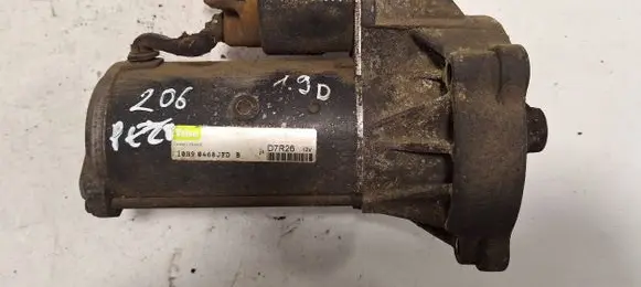 Peugeot 206 Starter motor D7R26 10B90468JFDB
