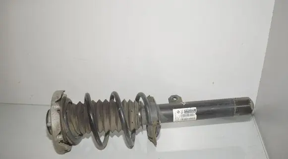 Front shock absorber with coil spring