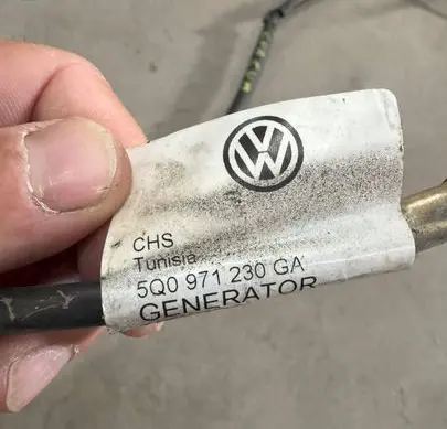 Volkswagen Tiguan Wires (generator/alternator) 5Q0971230GA
