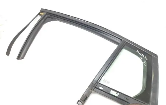Rear vent window glass