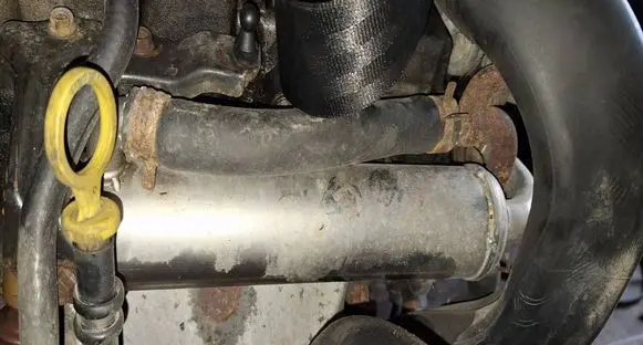 Opel Astra H EGR valve cooler 