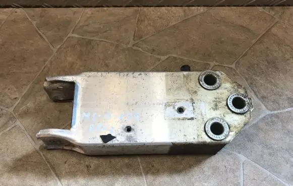 Front bumper shock/impact absorber