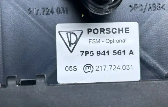Porsche Cayenne (92A) Traction control (ASR) switch 95861313100 7P5941561A 7P5927127CCXXX