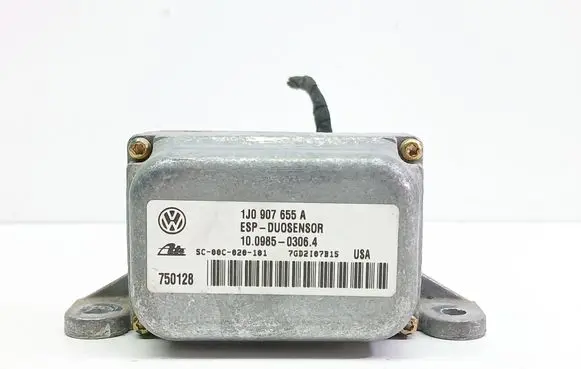 Volkswagen Golf IV ESP acceleration yaw rate sensor 1J0907655A 10098503064