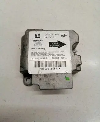 Opel Astra G Airbag control unit/module 09229302 1923594