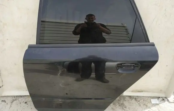 Audi A4 S4 B6 8E 8H Rear door juodos