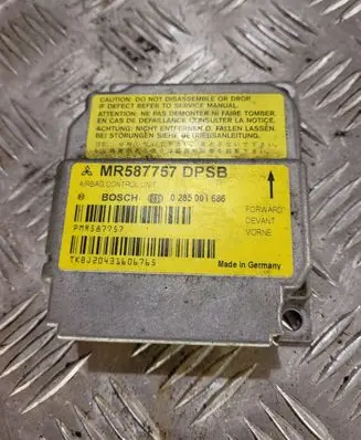 Mitsubishi Colt Airbag control unit/module MR587757DPSB 0285001686