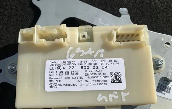 Mercedes-Benz S W221 Other control units/modules a2219000304