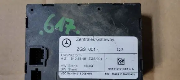 Mercedes-Benz SLK R170 Gateway control module A2115403545