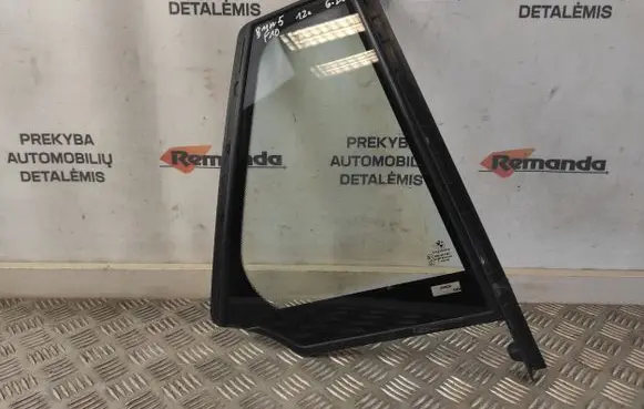 BMW 5 F10 F11 Rear vent window glass 51357182046 60421910