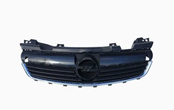 Opel Zafira B Front bumper upper radiator grill 13157590