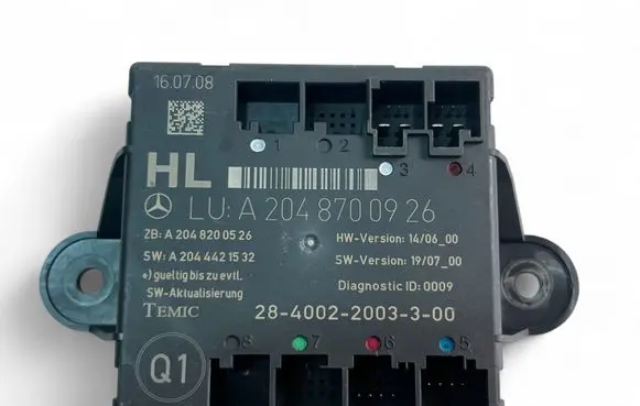 Mercedes-Benz C W204 Other control units/modules A2048700926
