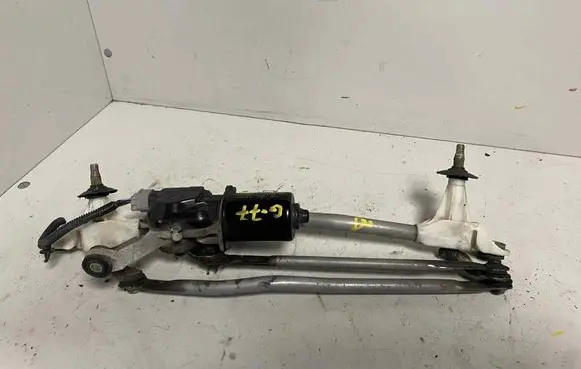 Front wiper linkage and motor