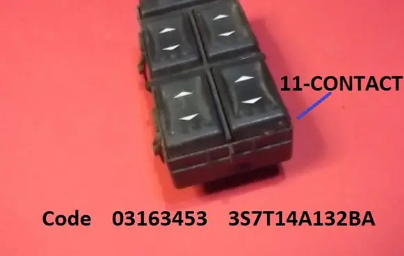 Ford Mondeo Mk III Electric window control switch 03163453 3S7T14A132BA