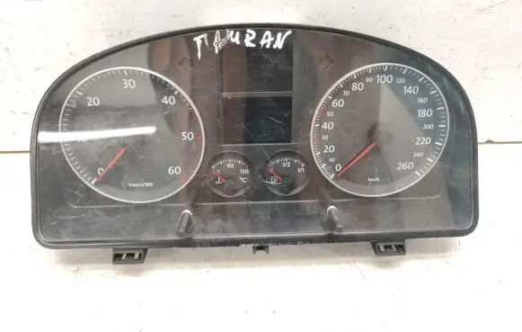 Volkswagen Touran I Speedometer (instrument cluster) 1T0920860G 110080217