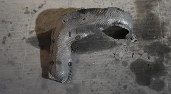 Porsche 992 Exhaust heat shield 0PB251414