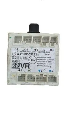 Mercedes-Benz C W205 Door control unit/module A2059003222 A2059010307