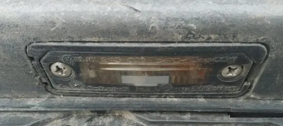 Volkswagen Polo Number plate light