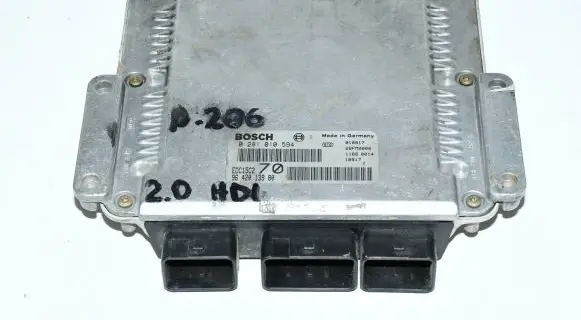 Peugeot 206 Engine control unit/module 9642013980