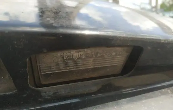 Nissan Murano Z50 Number plate light