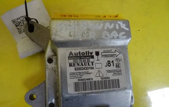 Renault Espace - Grand espace IV Airbag control unit/module 603785400 8200343319A