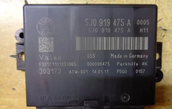 Skoda Yeti (5L) Parking PDC control unit/module 5J0919475A