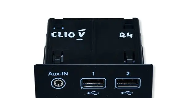 Renault Clio V USB socket connector 280231553R