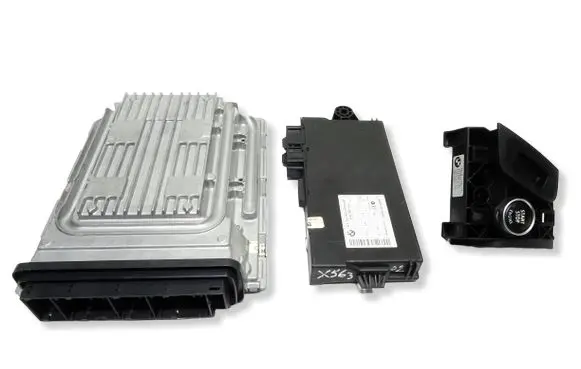 BMW X5 E70 Engine ECU kit and lock set 7607985 9227053 5WK93810