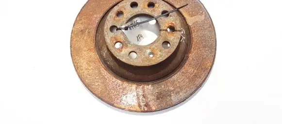 Audi A6 S6 C6 4F Rear brake disc neventiliuojamas