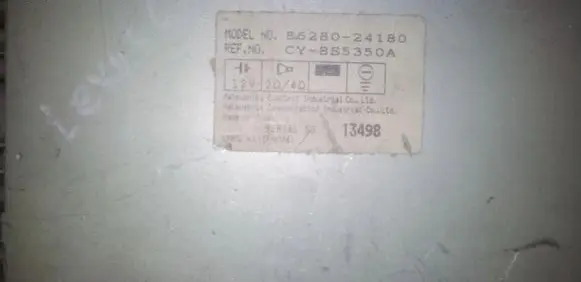 Lexus SC 300 - 400 Engine control unit/module 8628024180 CYBS535QA