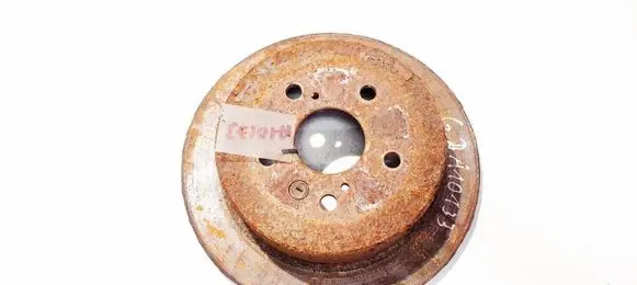 Toyota Previa (XR30, XR40) II Rear brake disc neventiliuojamas