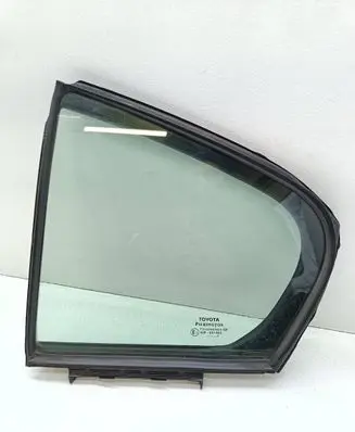 Rear vent window glass