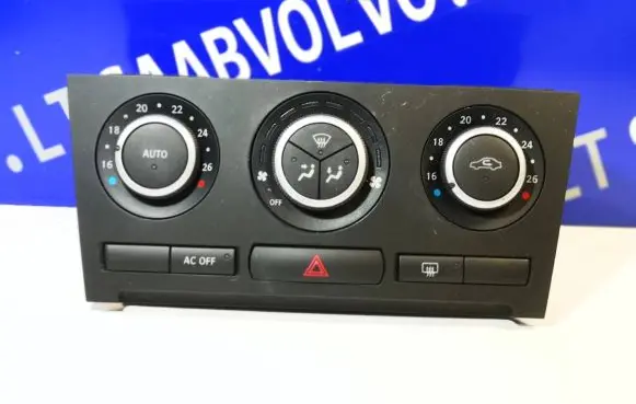 Saab 9-3 Ver1 Interior fan control switch 12772891