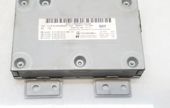 Mercedes-Benz E C207 W207 Other control units/modules A1729009302 A2049015902 A2049026002