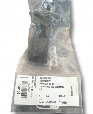 Volkswagen Golf VII Rear door check strap stopper 5G4839249A