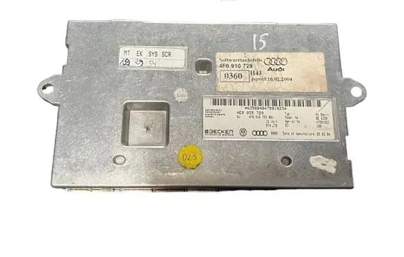 Audi A6 S6 C6 4F MMI control unit 4E0035729 4F0910729 47501023