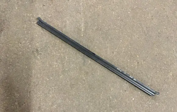 Volkswagen Polo VI Front door glass trim molding 2G4837479