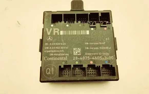 Mercedes-Benz SL R231 Door control unit/module A2319023001 A2318201626