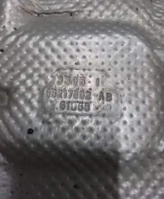 Dodge Charger Exhaust heat shield 68217802AB 68217802