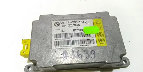 BMW 7 E65 E66 Airbag control unit/module 65776920472 6920472