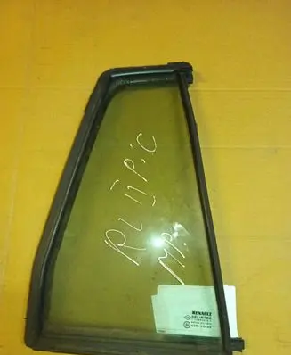 Rear vent window glass