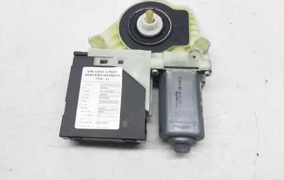 Volkswagen Golf Plus Front door window regulator motor 5M1837401Q