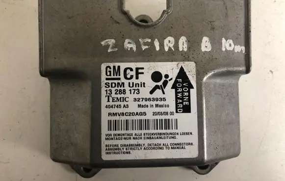 Opel Zafira B Airbag control unit/module 327963935 13288173 404745A3