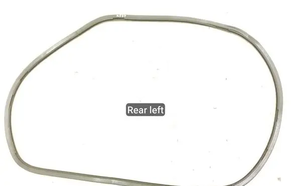 Rubber seal rear door