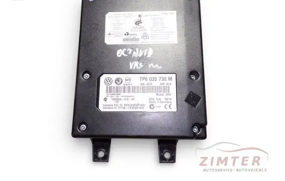 Skoda Octavia Mk2 (1Z) Bluetooth control unit module 7P6035730M