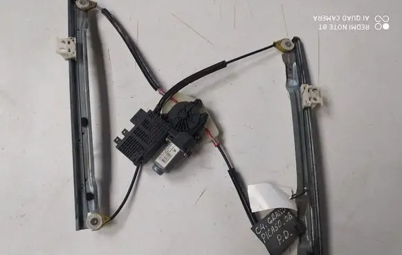 Citroen C4 Grand Picasso Front door window regulator with motor 96824965580 400964E