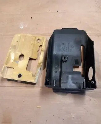 Steering wheel column trim