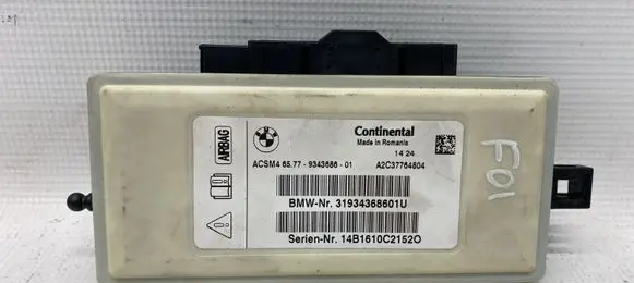 BMW 7 F01 F02 F03 F04 Airbag control unit/module